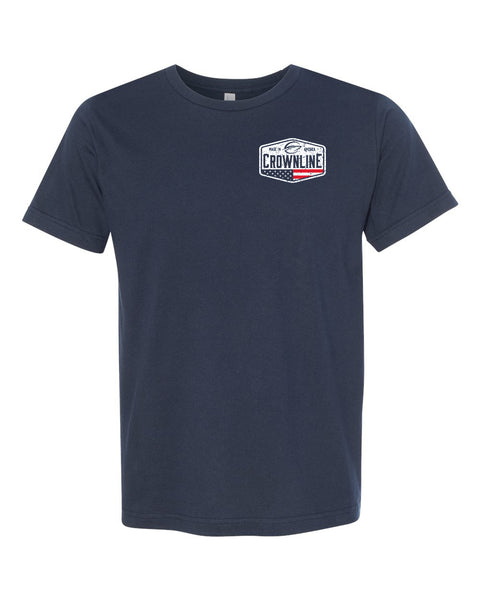 Navy Crownline Flag T-Shirt